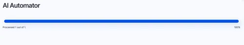 Automator Status Bar